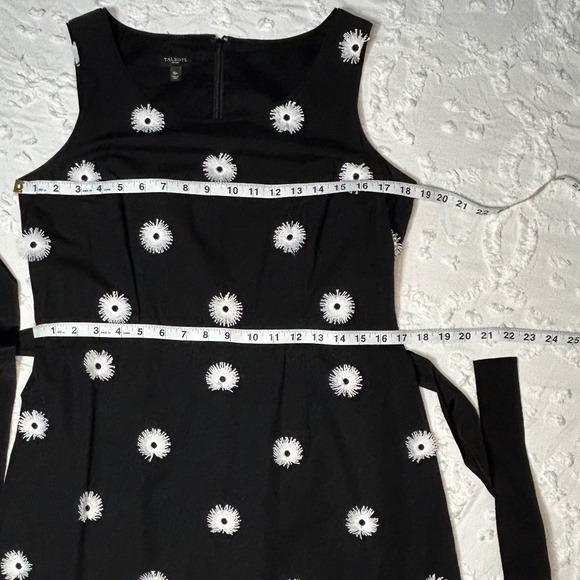 Talbots Dress - Black Embroidered - 10P - Picture 4 of 14